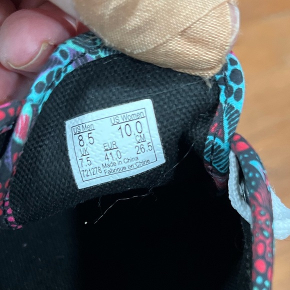 Vans Old Skool Tropical Flower Print Unisex Shoe Size mens 8.5 / Womens 10 - Picture 5 of 5